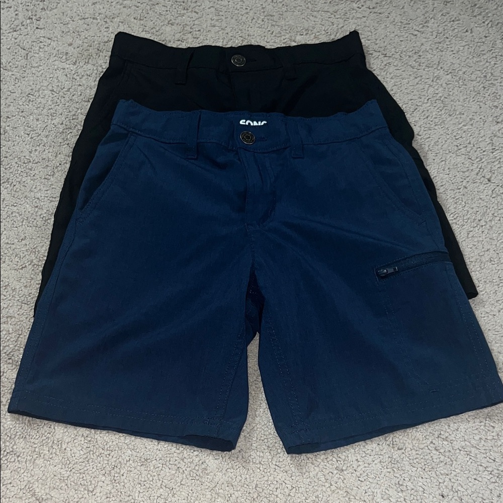 🩳Sonoma Boys Black and Navy Flat Front Shorts 🩳